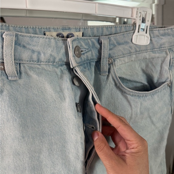 FREE PEOPLE GOING ROGUE DENIM SKIRT - Picture 3 of 5